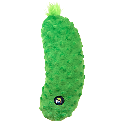 goDog® Tough N Texture™ Dillbert Pickle Large Dog Toy