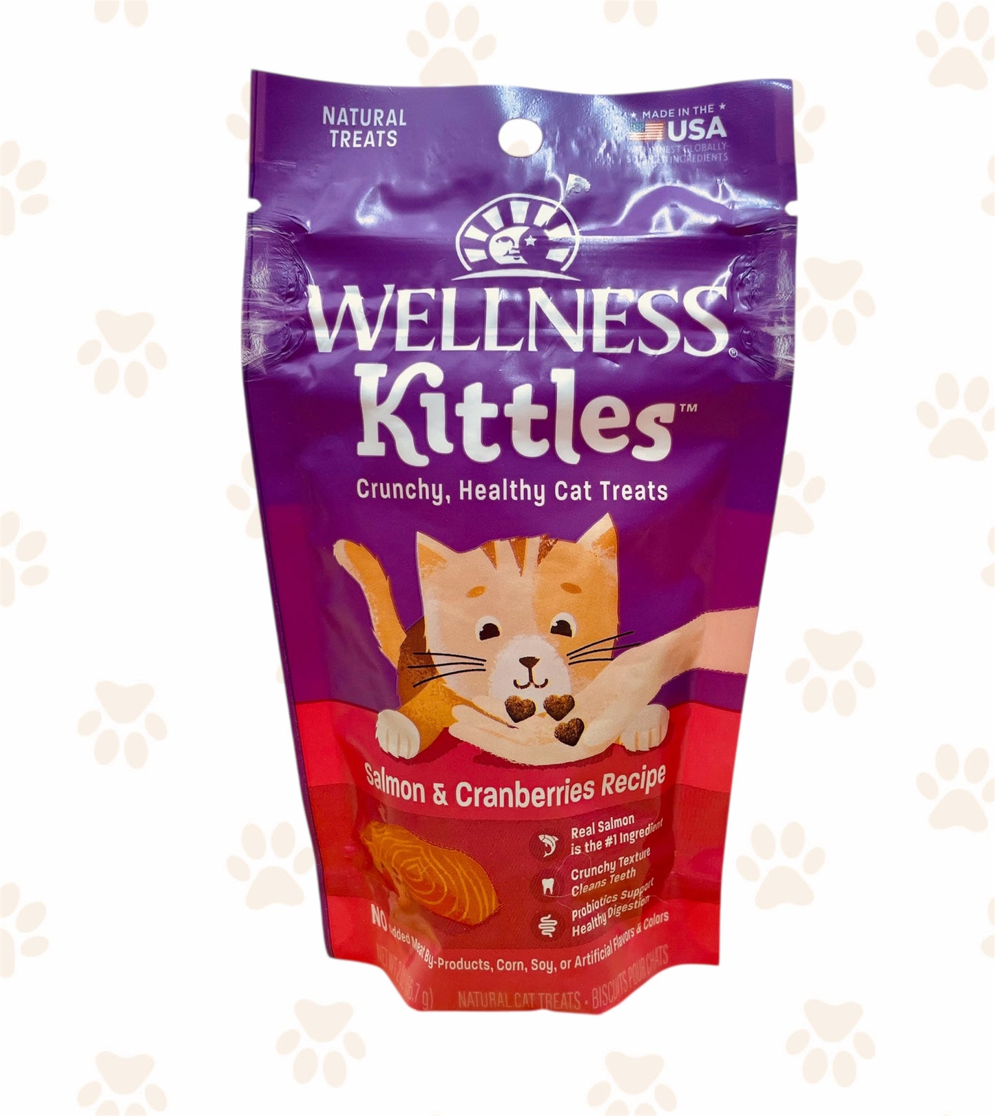 Wellness Kittles Chicken, Tuna or Salmon Crunchy Treats
