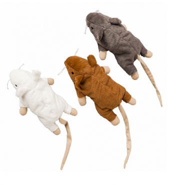 Spot® Super Mouse Sam with Catnip 11" Assorted Cat Toy