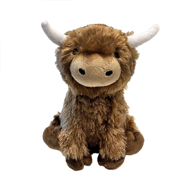 Highland Cow Plushies Large 8.5" Dog Toy