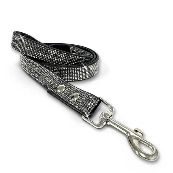 JK Diamonds - Rainbow Flower Power Crystal Pet Leash