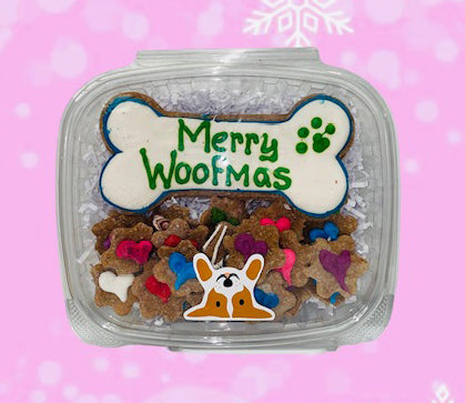 Small Holiday Gift Box - Peanut Butter & Banana Cookies