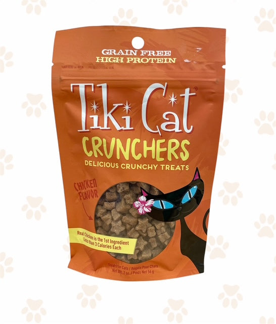 Tiki Cat Crunchers Grain Free Cat Treats - Tuna & Chicken Flavor