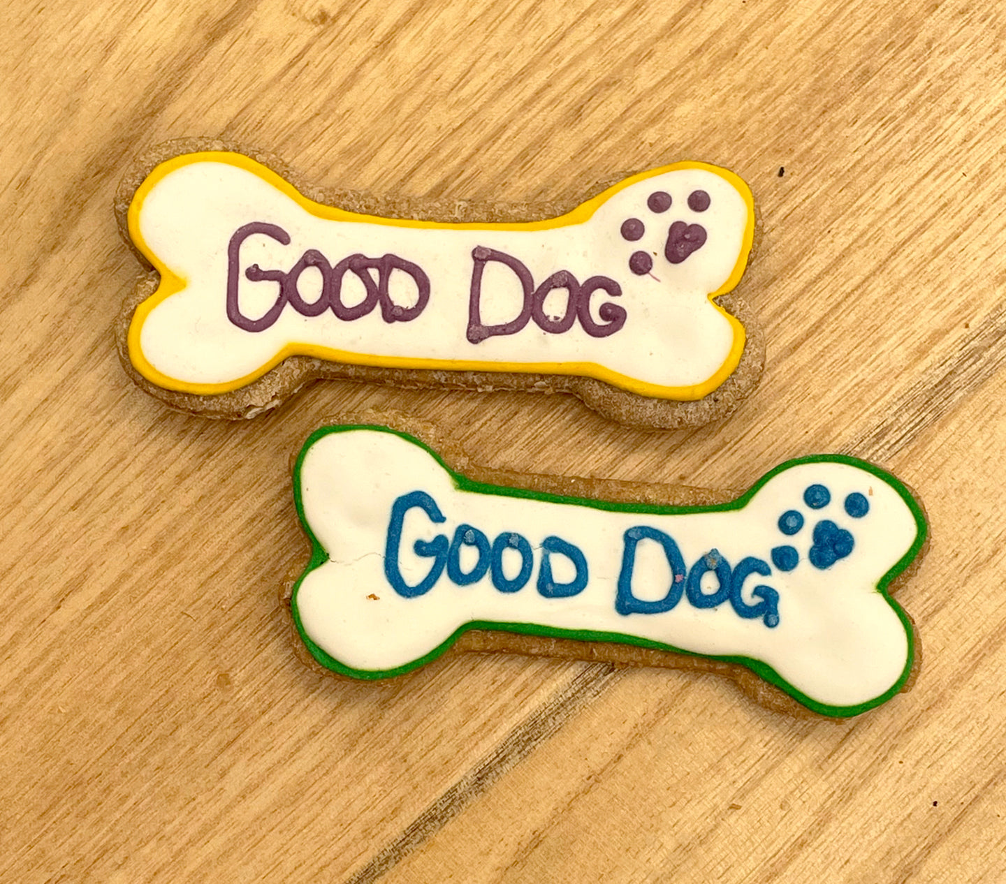 Small Decorated Bone Cookie