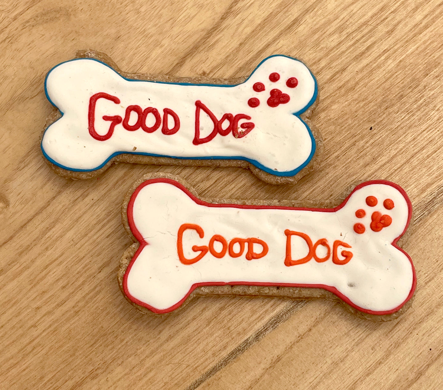 Large Decorated Bone Cookie