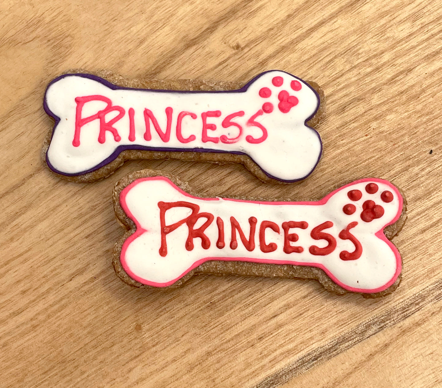 Small Decorated Bone Cookie