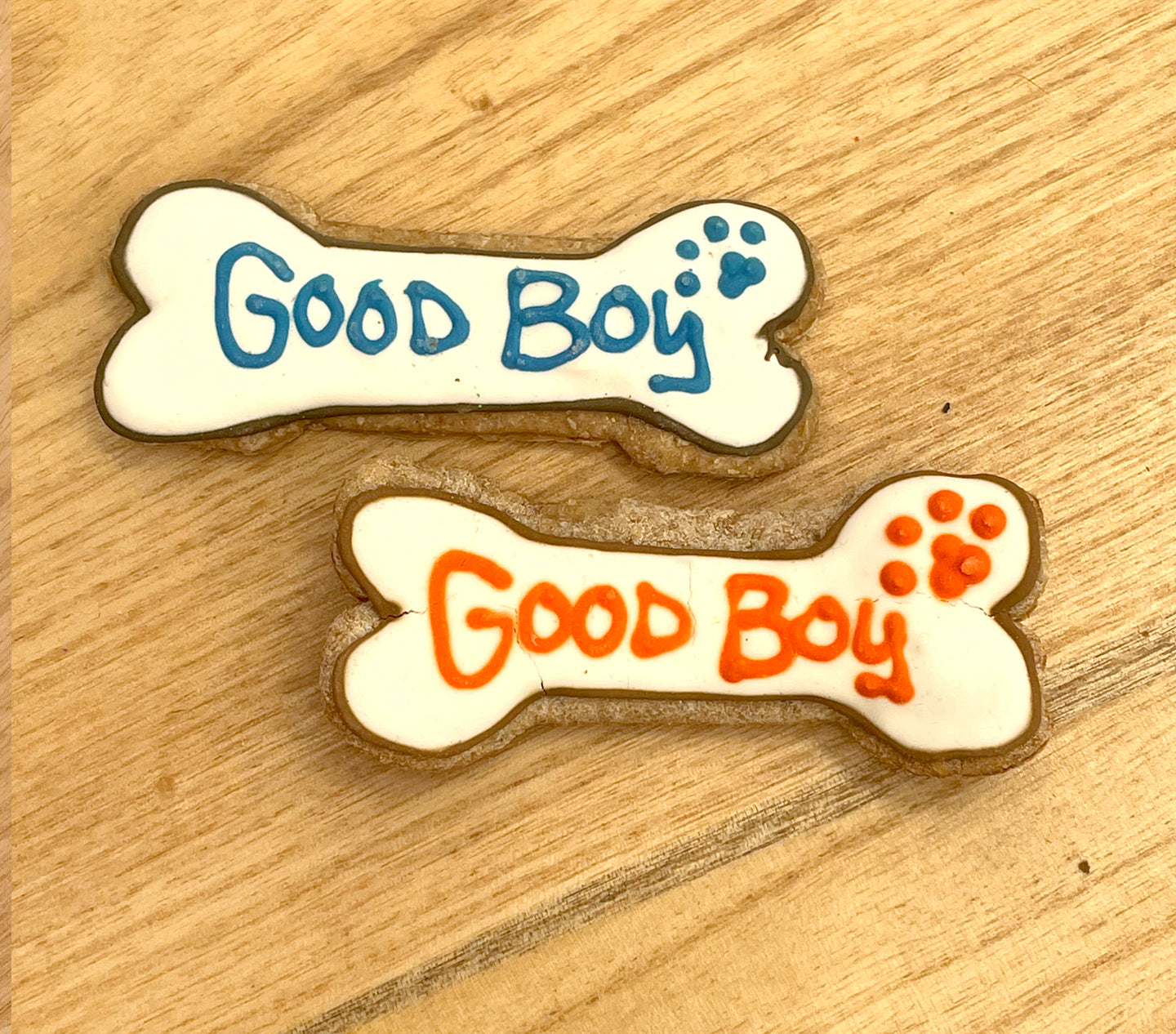 Small Decorated Bone Cookie