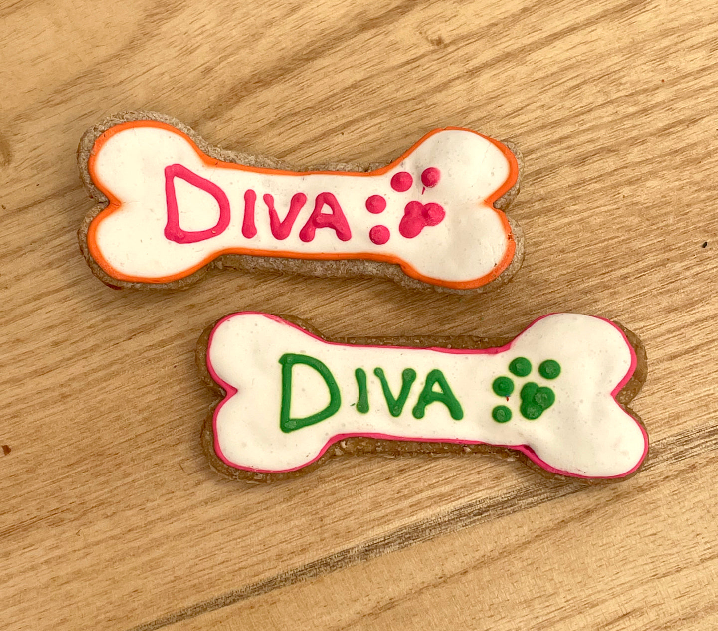 Small Decorated Bone Cookie