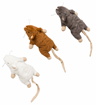 Spot® Big Mouse Bertha with Catnip 7" Assorted Cat Toy
