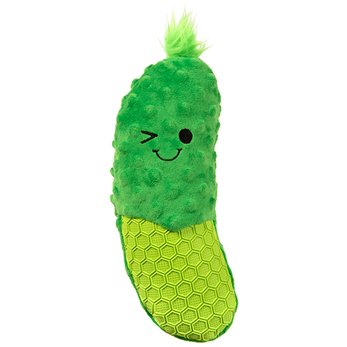 goDog® Tough N Texture™ Dillbert Pickle Large Dog Toy