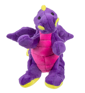 goDog® Dragons Purple Small Dog Toy