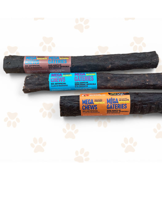 Etta Says! Mega 10" Select Chews Dog Treats - 3 Flavors