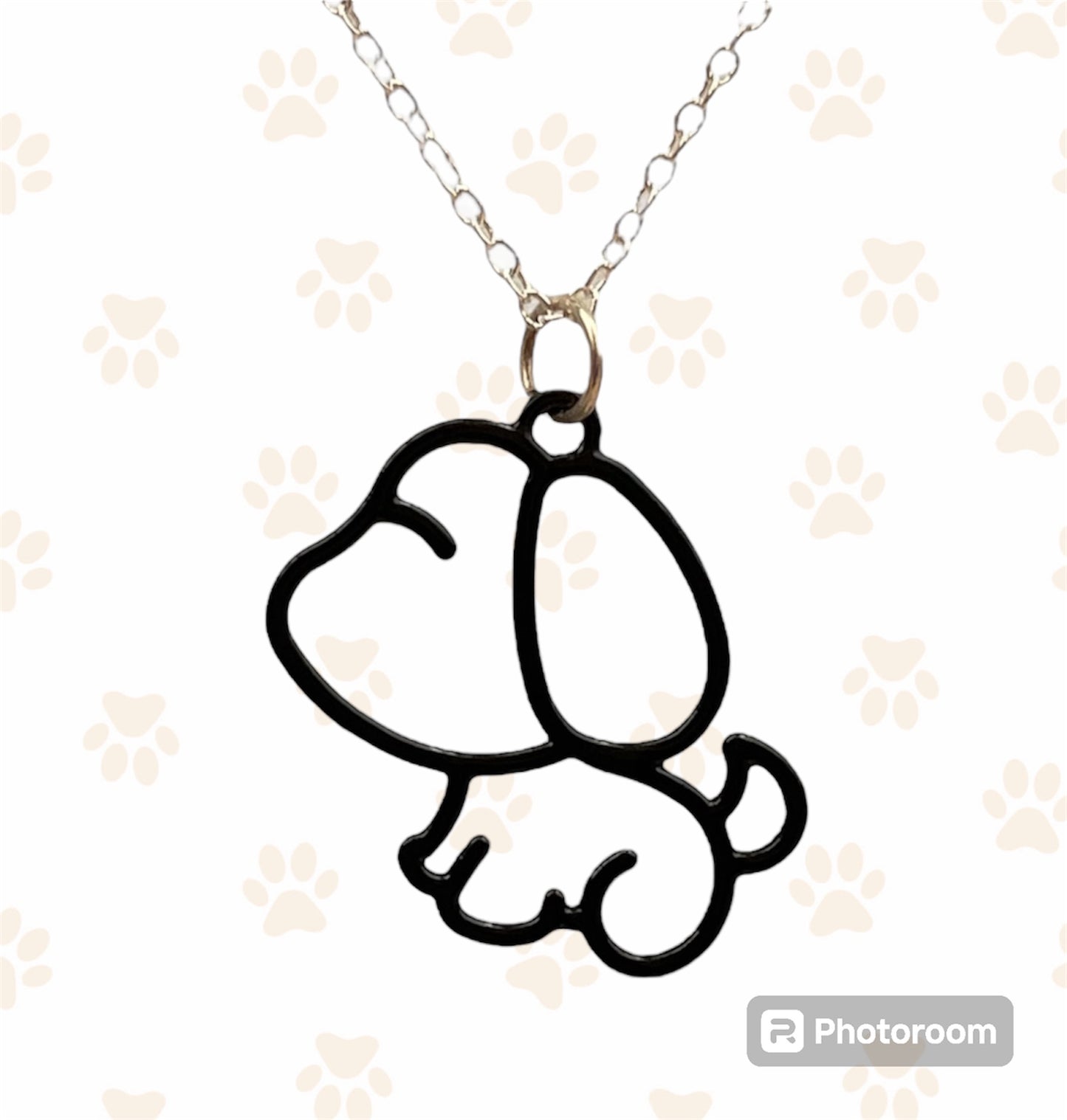 Dog Silhouette Necklace