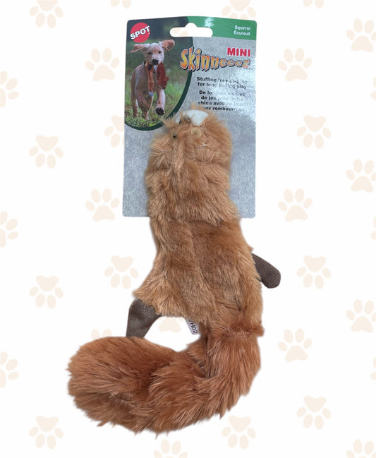 Mini 'Skinneeez' Squirrel Dog Toy