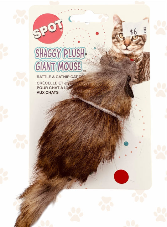 Shaggy Plush Giant Mouse