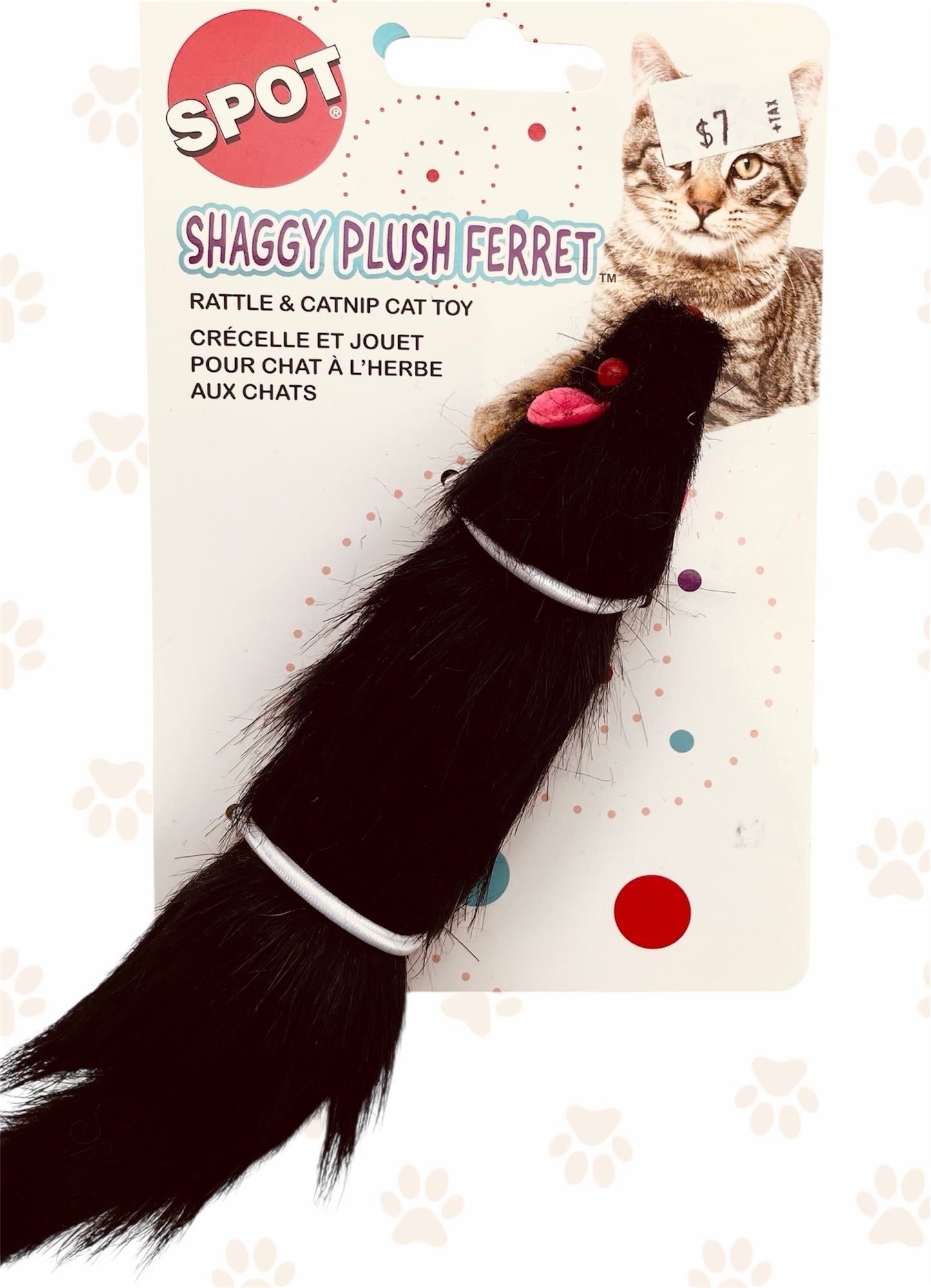 Shaggy Plush Ferret