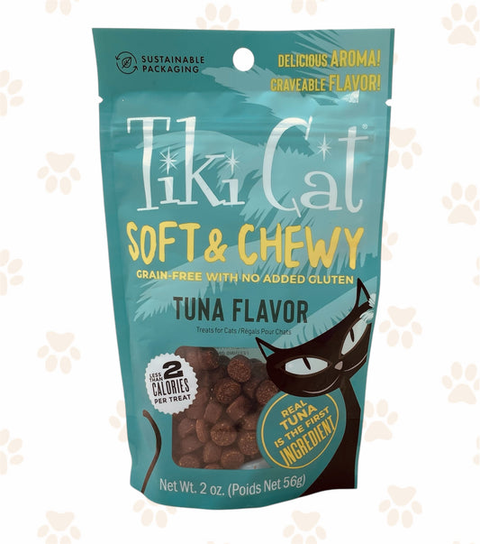 Tiki Cat Soft & Chewy Tuna Flavor Cat Treats