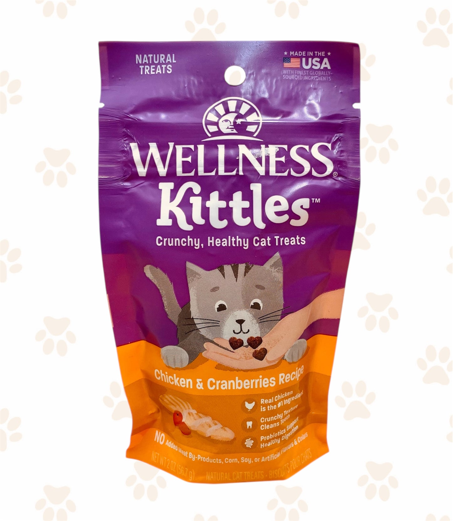 Wellness Kittles Chicken, Tuna or Salmon Crunchy Treats