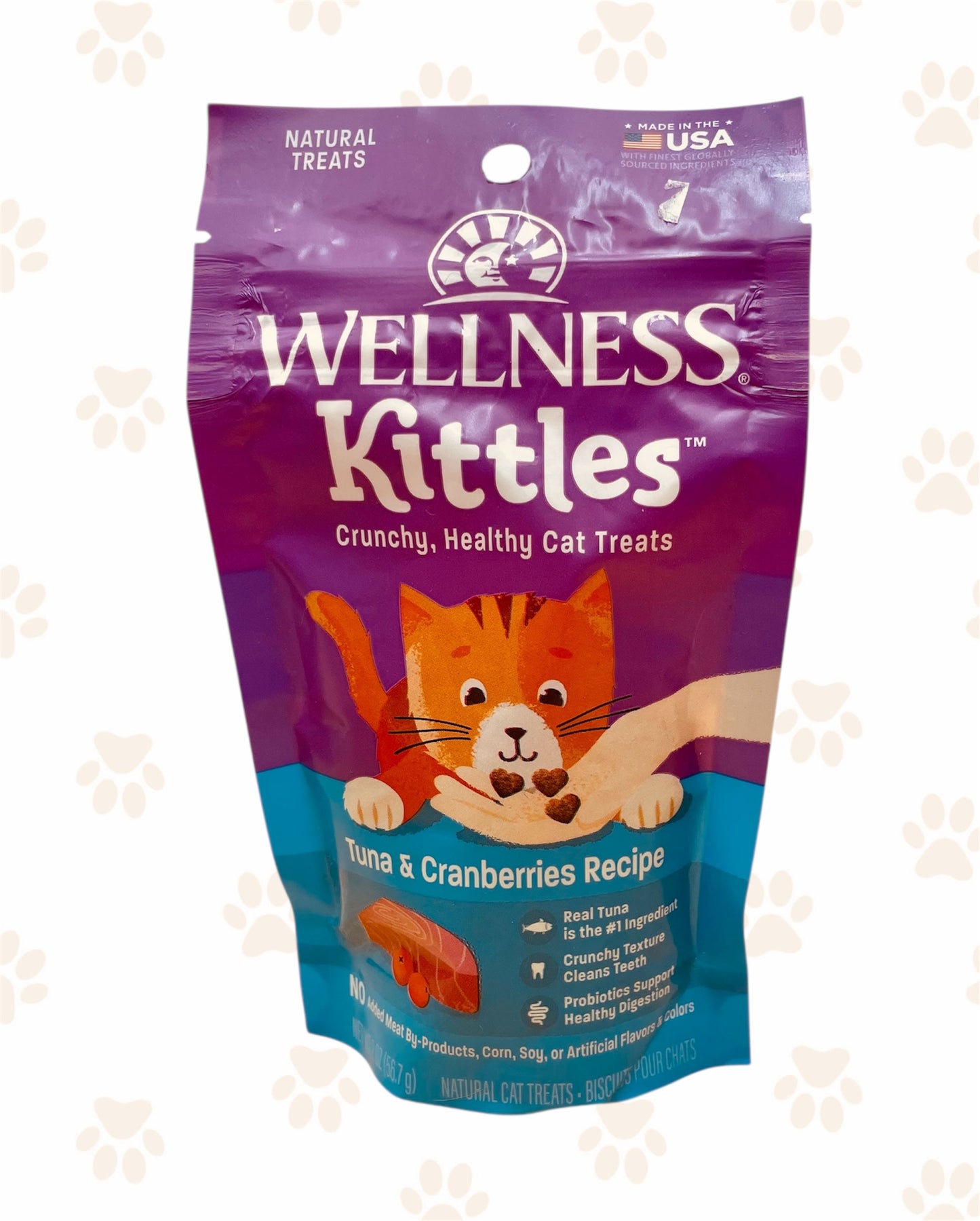 Wellness Kittles Chicken, Tuna or Salmon Crunchy Treats