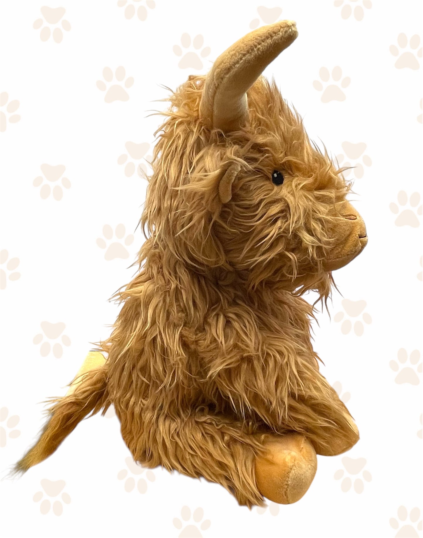 Highland Cow Assorted Brown & Cream 8" Dog Toy
