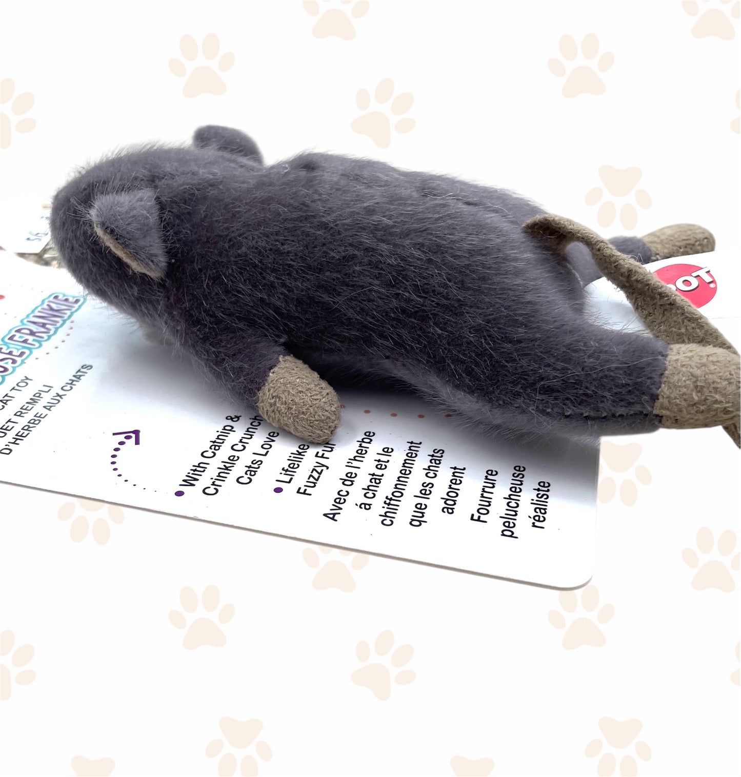 Frankie Mouse with Catnip 5.5" Assorted Cat Toy