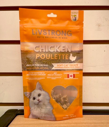 LIvstrong Soft Chicken Cat Treats