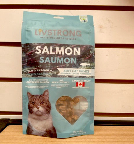 LIvstrong Soft Salmon Cat Treats