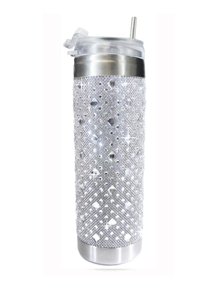 JK Diamonds - Crystal Hot & Cold Royal Ice Silver Tumbler