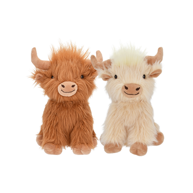 Minipet Highland Cow Assorted 5" Dog Toy