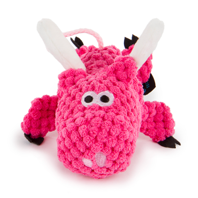 goDog™ Checkers™ Flying Pig Pink Mini Dog Toy