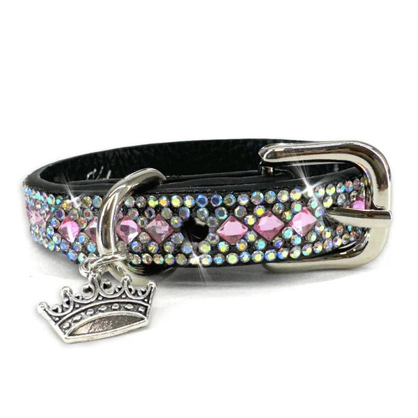 JK Aristocat - Pink Crystal Cat Collar