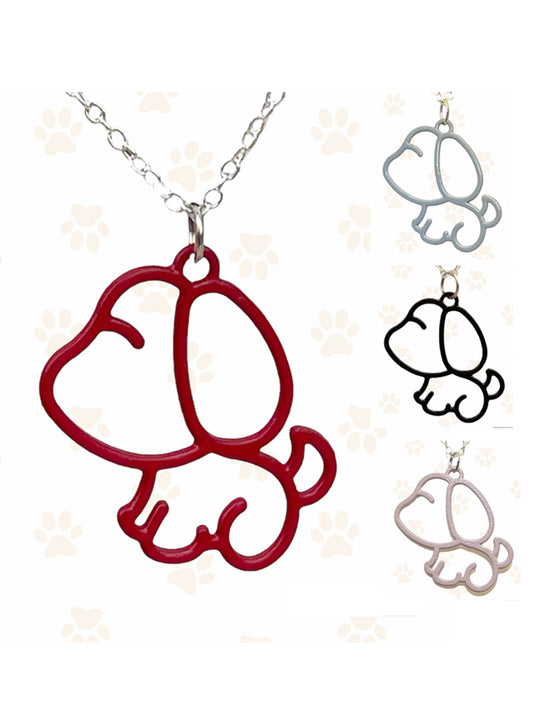 Dog Silhouette Necklace