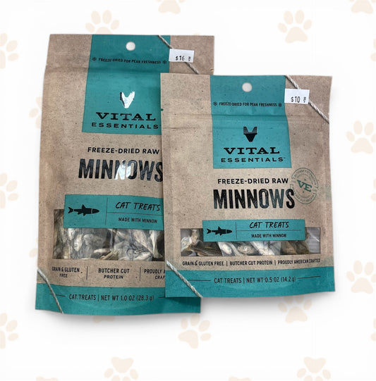 Vital Essentials® Freeze-Dried Raw Minnows Cat/Dog Treats