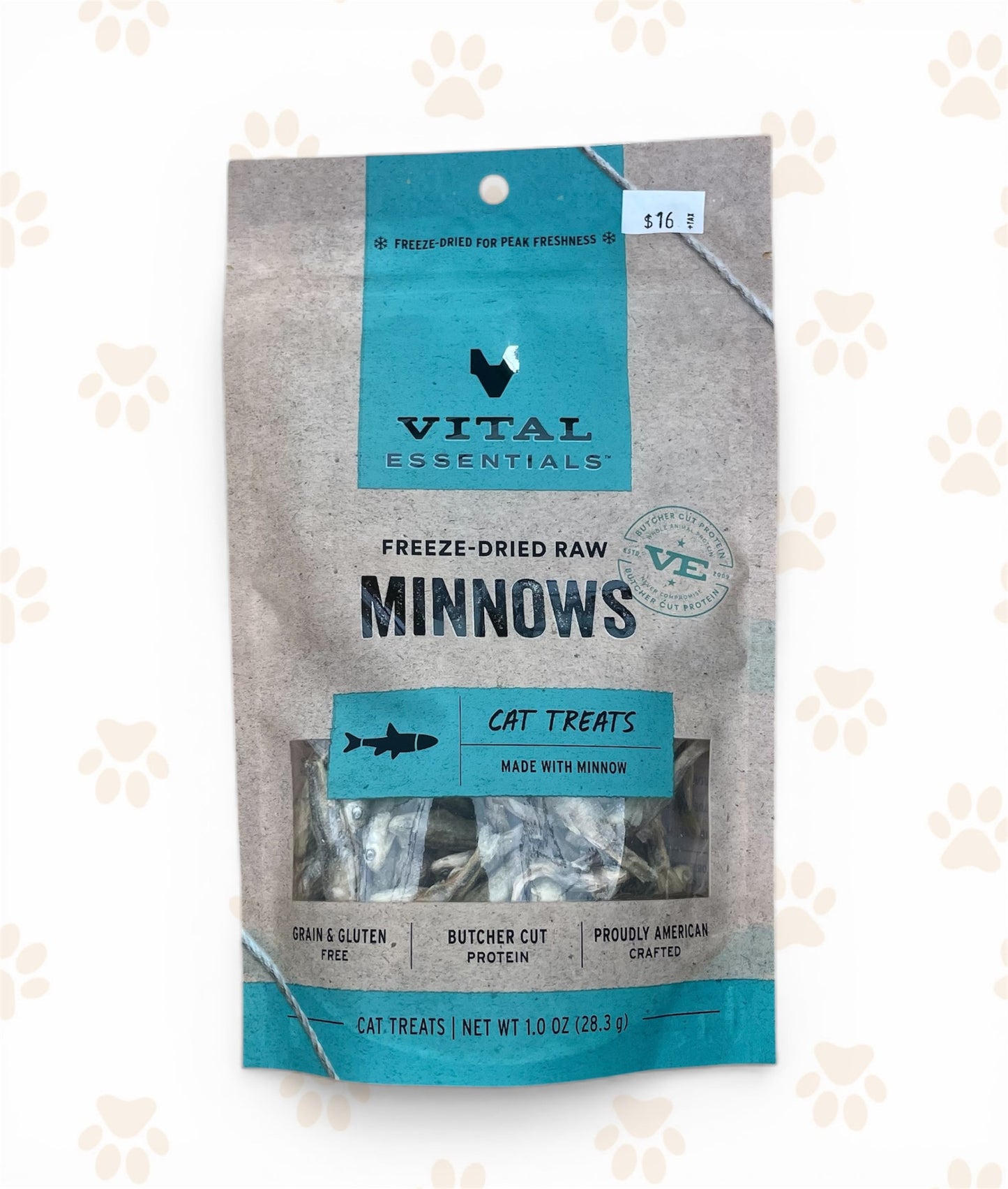 Vital Essentials® Freeze-Dried Raw Minnows Cat/Dog Treats