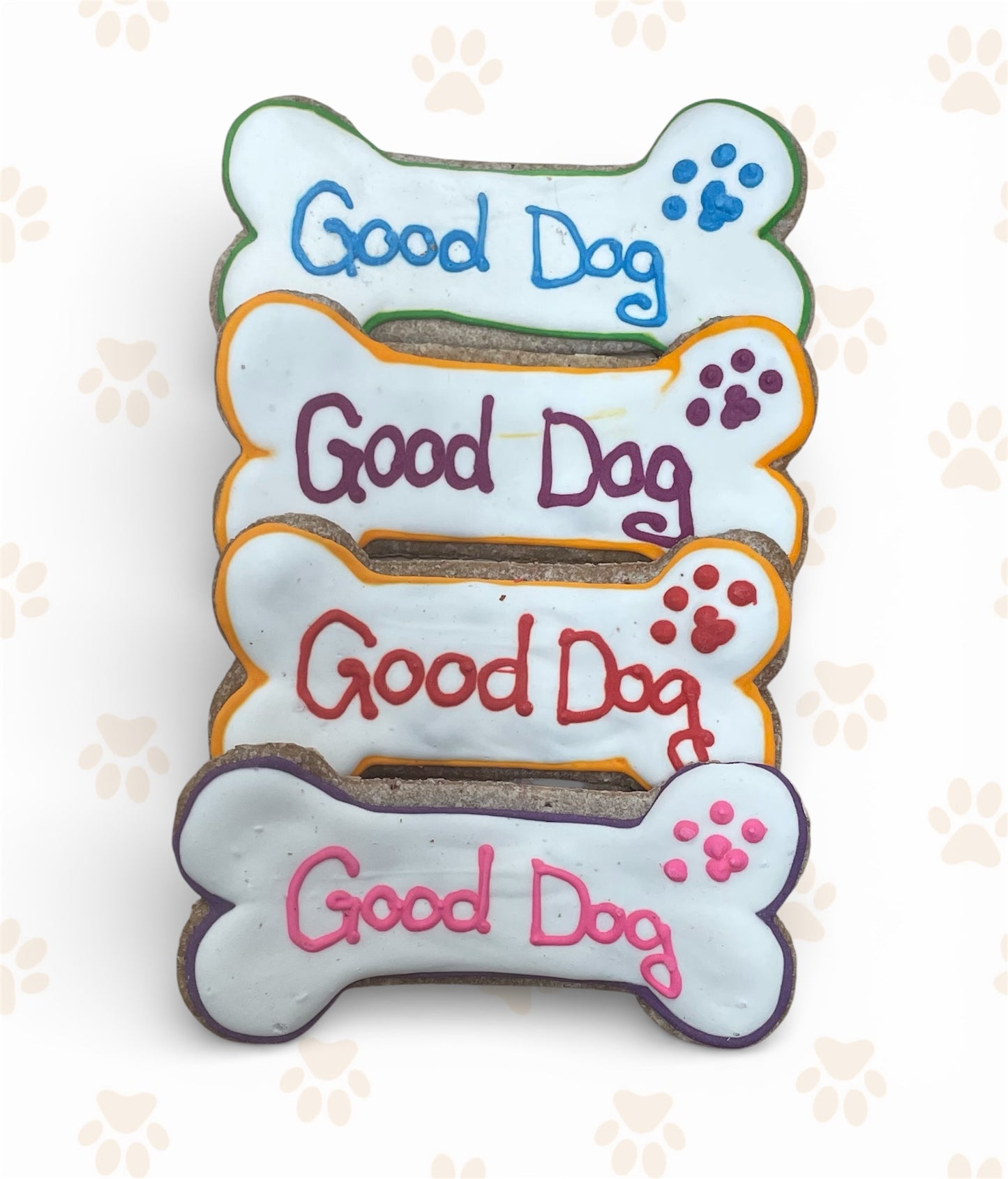 Large Decorated Bone Cookie