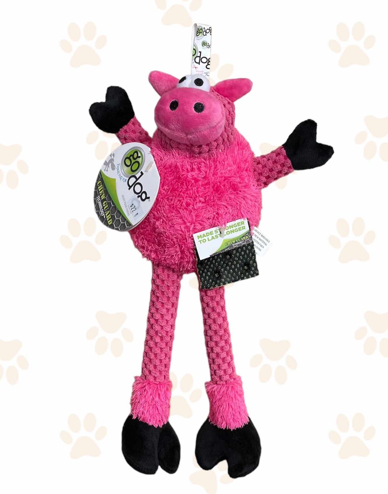 goDog Just For Me Skinny Pig Dog Toy