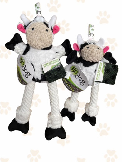 goDog Just For Me Skinny Cow Dog Toy