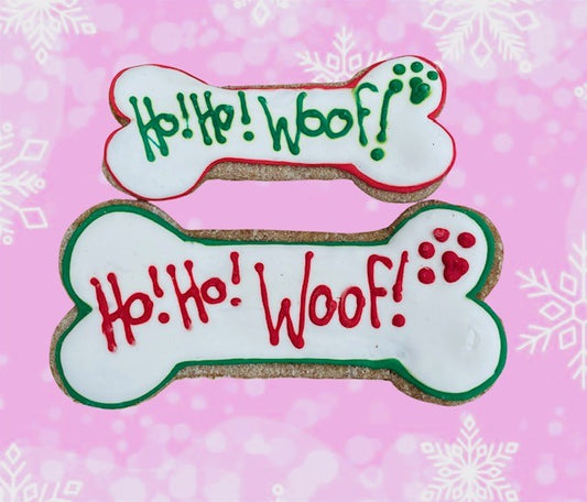 Holiday Word Cookies - Ho! Ho! Woof!