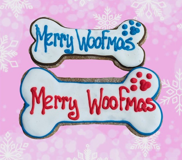 Holiday Word Cookies - Merry Woofmas