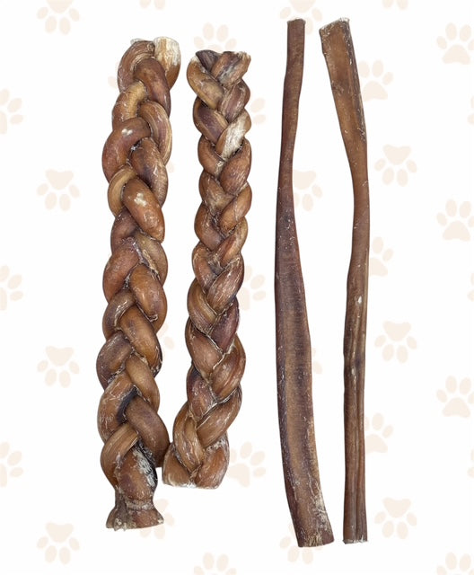 Water Buffalo Bully Sticks - Straight and Twisted