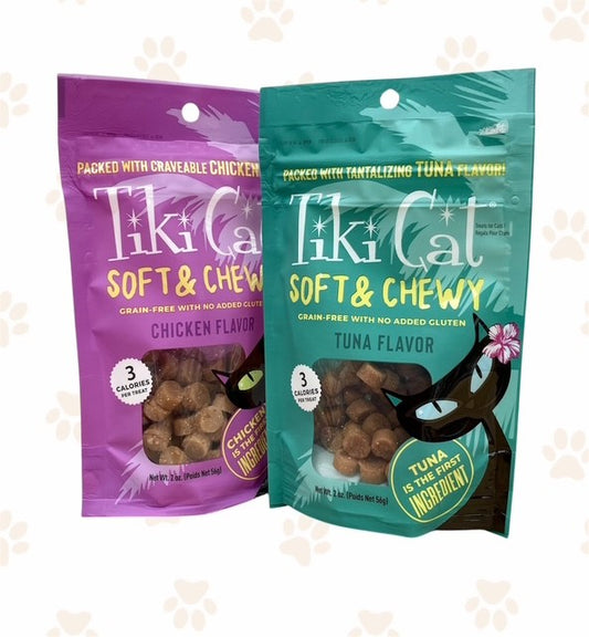 Tiki Cat Soft & Chewy Grain Free Tuna Flavor Treats