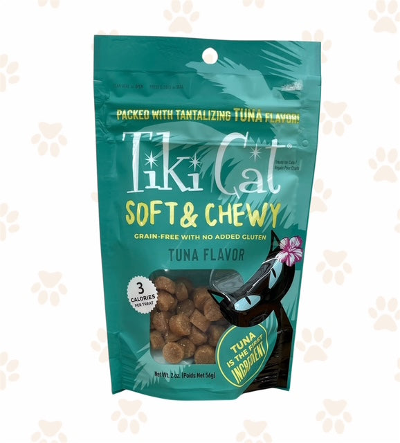 Tiki Cat Soft & Chewy Grain Free Tuna Flavor Treats