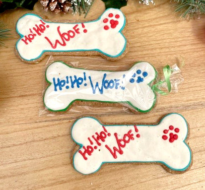 Holiday Word Cookies - Ho! Ho! Woof!
