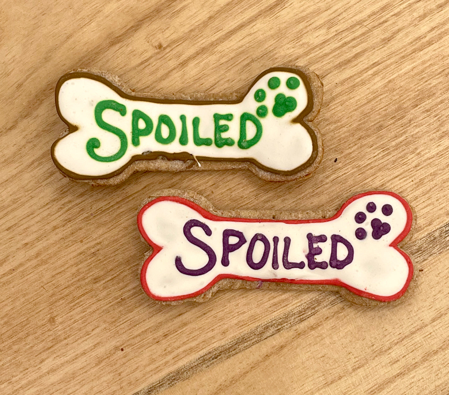 Small Decorated Bone Cookie